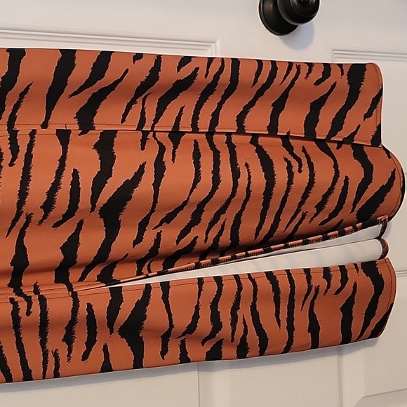 Asos cap sleeves brown black print 2 front slits dress size 6 - Picture 5 of 10